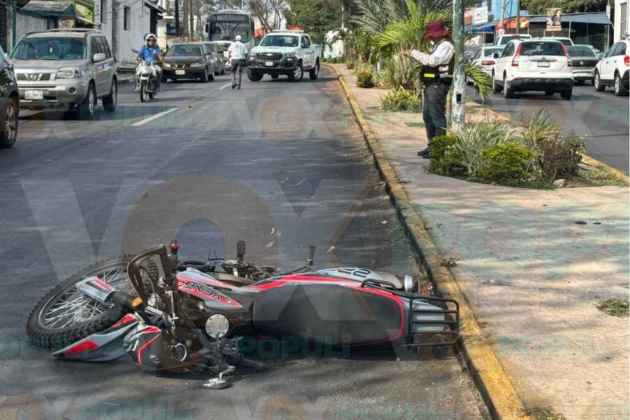 Joven muere motocicleta Madero (1)