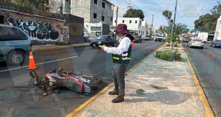 Joven muere motocicleta Madero