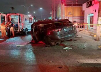 Jueves Santo termina en tragedia por choque en Nuevo Laredo, Tamaulipas