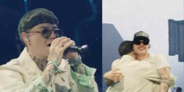 Junior H brilla en Coachella sin cantar narcocorridos y comparte escenario con Peso Pluma