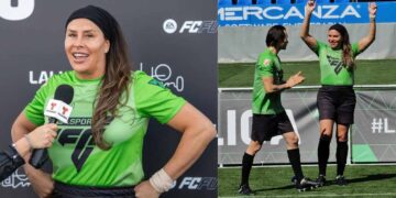 Karla Sofía Gascón participa como futbolista ¿Cómo le fue?