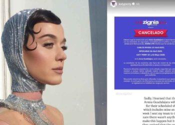 Katy Perry cancela conciertos en Guadalajara y promete compensar a sus fans