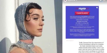 Katy Perry cancela conciertos en Guadalajara y promete compensar a sus fans