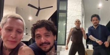 Kunno y Christian Nodal causan revuelo en redes sociales