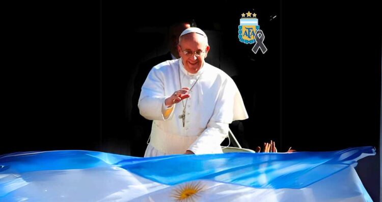 Duelo en la Asociación del Fútbol Argentino por muerte del Papa