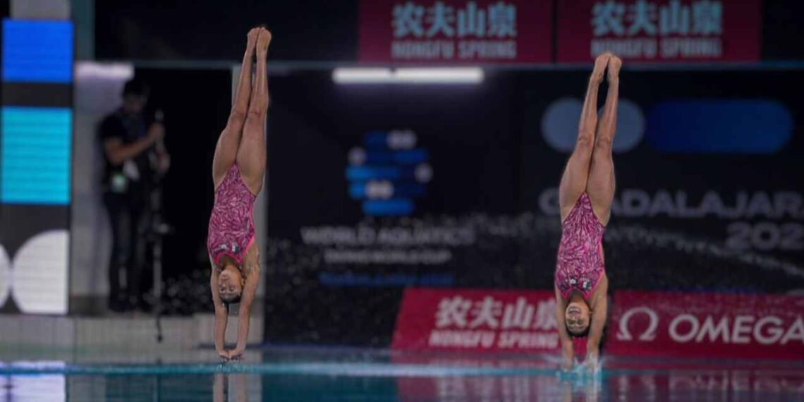 Plata para clavadistas Gabriela Agúndez y Alejandra Estudillo