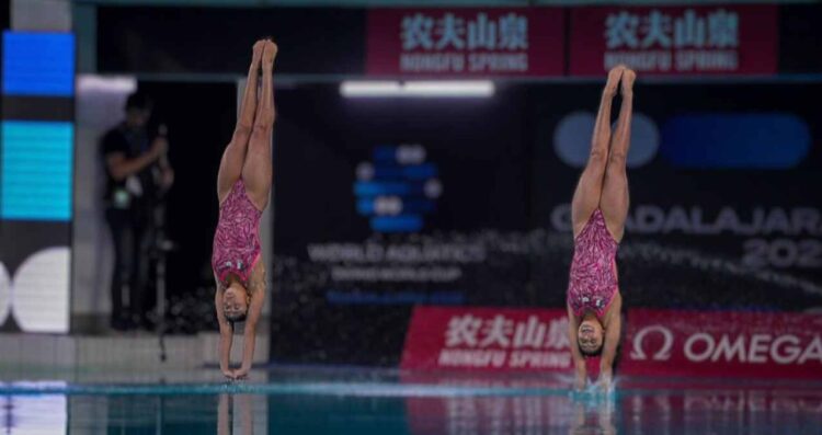 Plata para clavadistas Gabriela Agúndez y Alejandra Estudillo