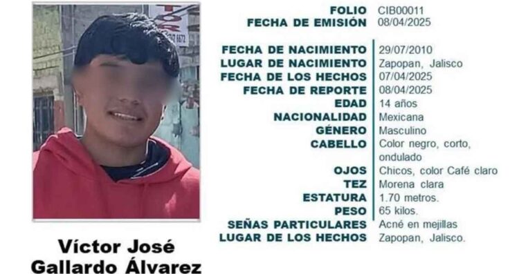 Localizan joven desaparecido Zapopan