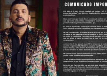 Luis Ángel “El flaco” hace importante comunicado
