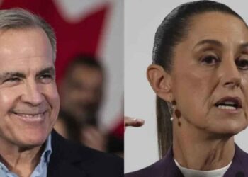 Mark Carney, primer ministro de Canadá, y Claudia Sheinbaum, buscan reforzar la relación comercial ante nuevos aranceles de Trump