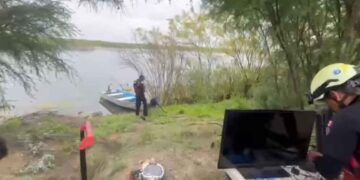 Masculino cae de lancha mientras pescaba en Vallecillo, Nuevo León; autoridades inician las labores de búsqueda