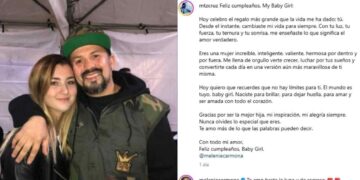 Melenie Carmona responde a las felicitaciones de Cruz Martínez