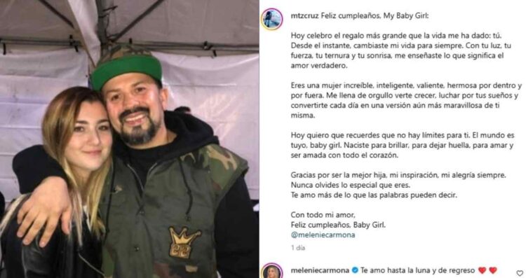 Melenie Carmona responde a las felicitaciones de Cruz Martínez