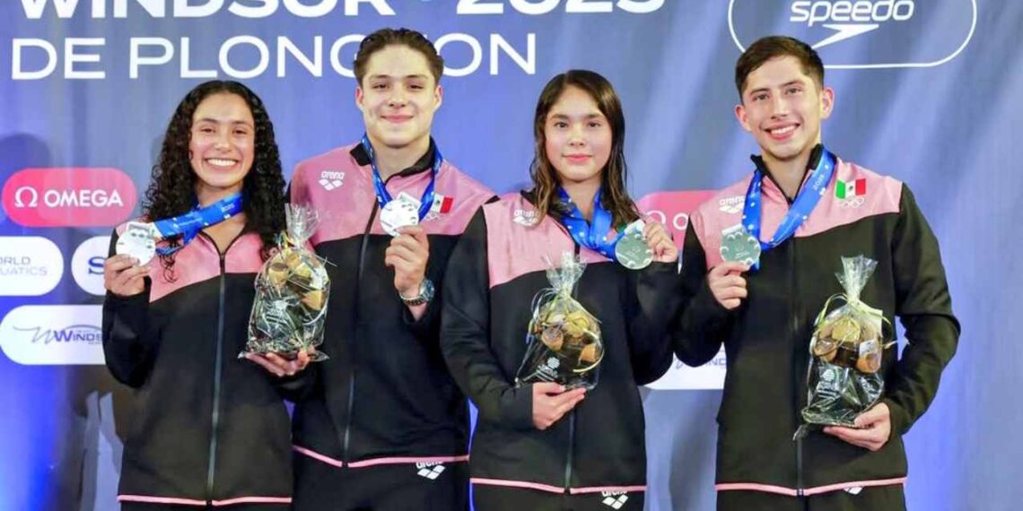 México gana medalla de plata en la Copa Mundial de Clavados en Canadá