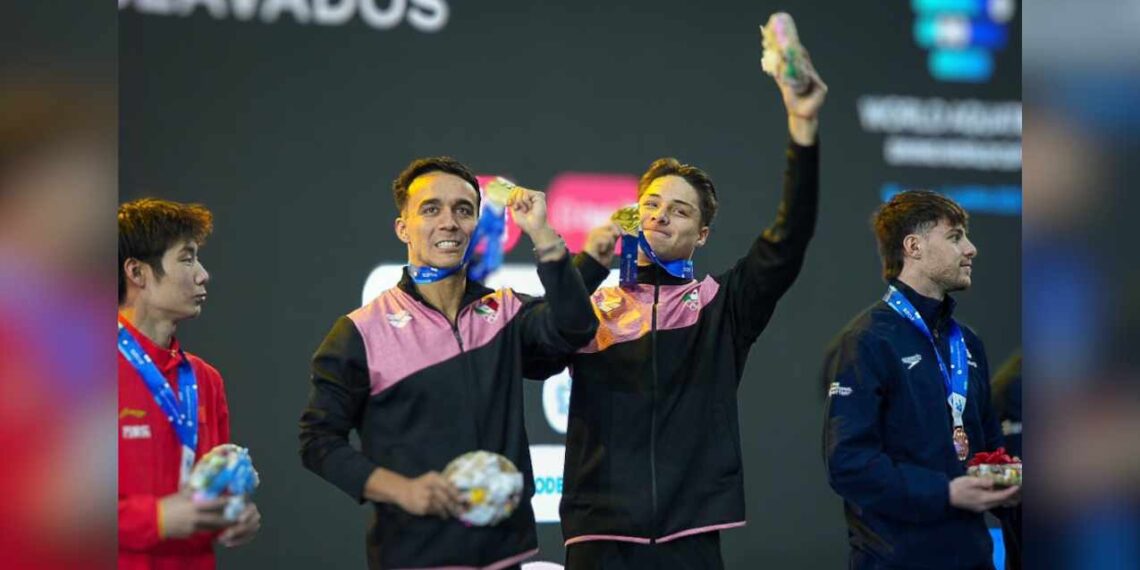 ¿México ganó el oro en el Mundial de Clavados 2025?