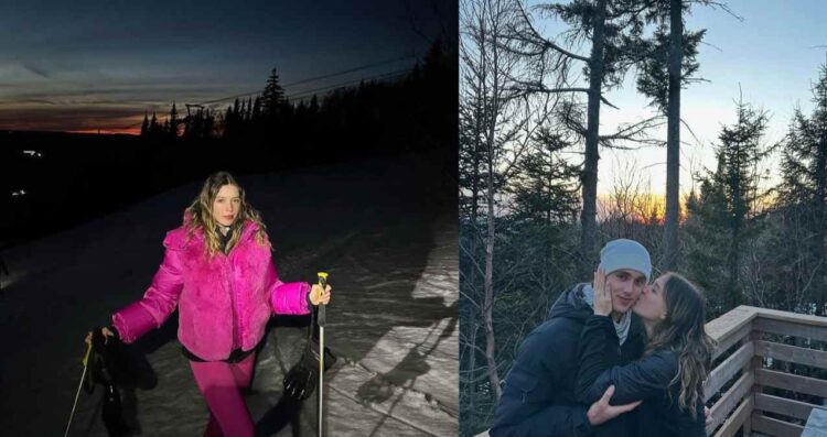 Mía Rubín y Tarik Othón disfrutan una escapada familiar en la nieve de Canadá