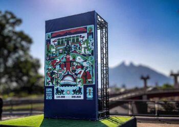 Así fue la inauguración del póster del Mundial 2026 en Monterrey