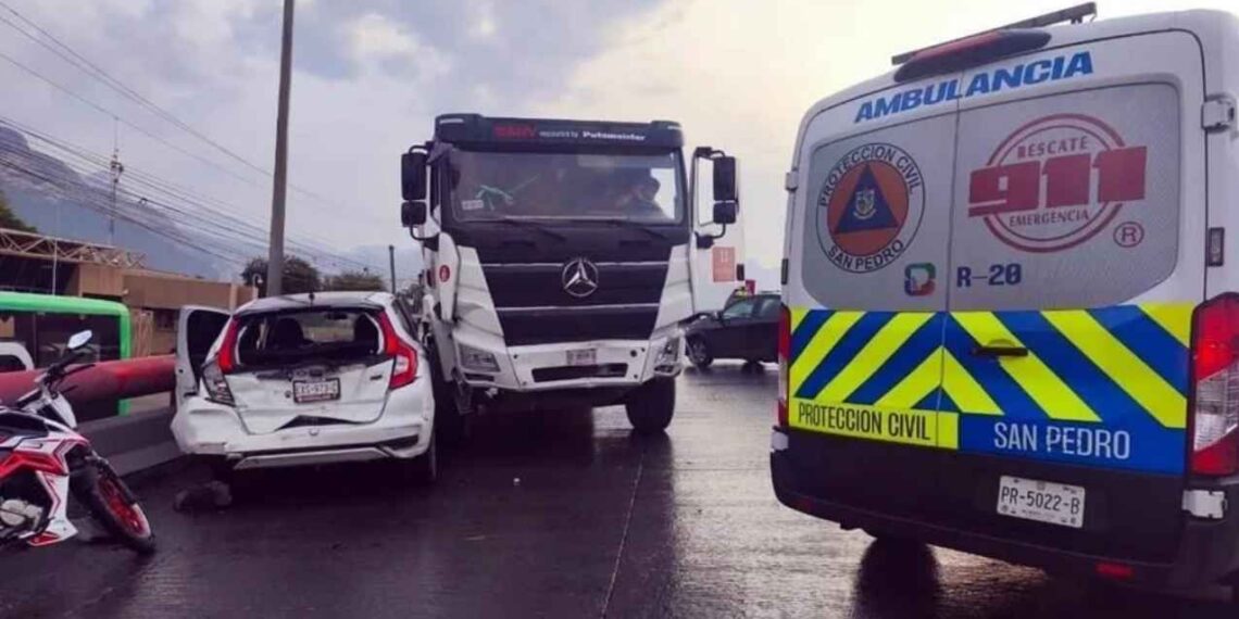 motociclista carambola San Pedro