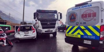motociclista carambola San Pedro