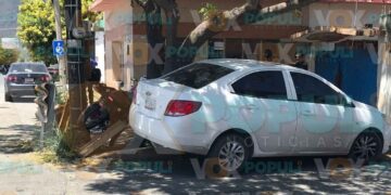 Motociclista omite semáforo y choca contra un árbol en Ciudad Victoria