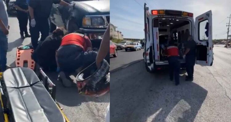 Motociclista resulta herido tras choque en Reynosa, Tamaulipas