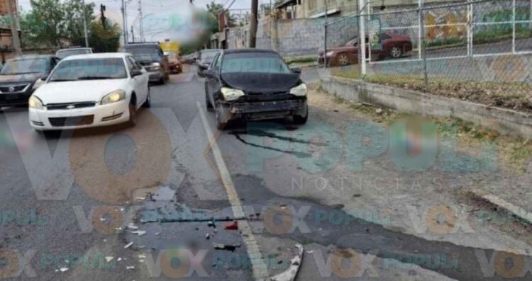 Motociclista resulta herido tras ser embestido en choque múltiple en Nuevo Laredo, Tamaulipas