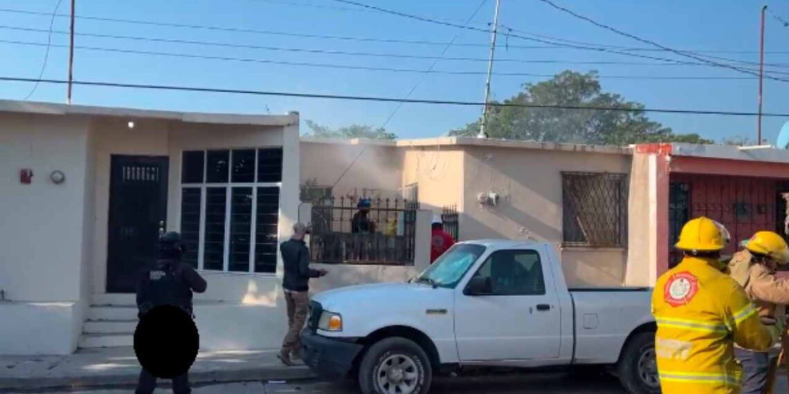 Muere abuelita tras incendio en su casa en El Mante, Tamaulipas