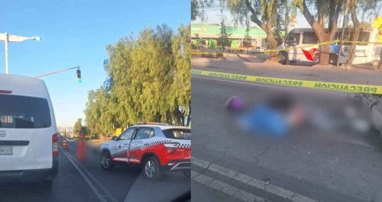 Muere motociclista tras derrapar en la carretera México-Pachuca