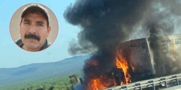 Muere operador tráiler Salinas Victoria
