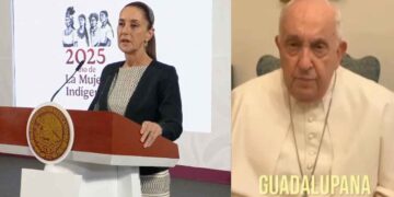 Muestra Claudia Sheinbaum video inédito del Papa Francisco