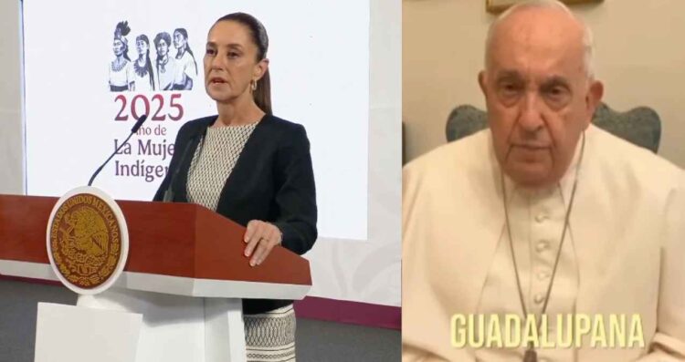 Muestra Claudia Sheinbaum video inédito del Papa Francisco
