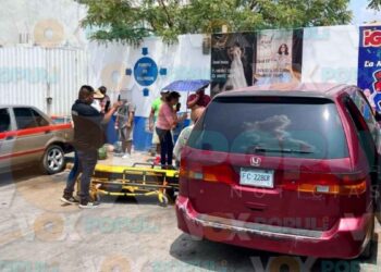Mujer resulta herida tras ser atropellada por camioneta en El Mante, Tamaulipas