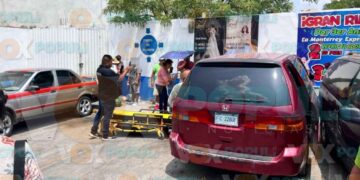 Mujer resulta herida tras ser atropellada por camioneta en El Mante, Tamaulipas