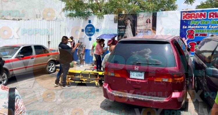 Mujer resulta herida tras ser atropellada por camioneta en El Mante, Tamaulipas