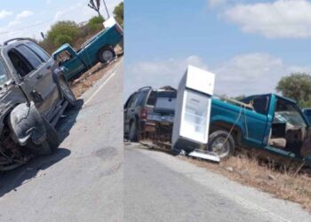 NL Choque camionetas