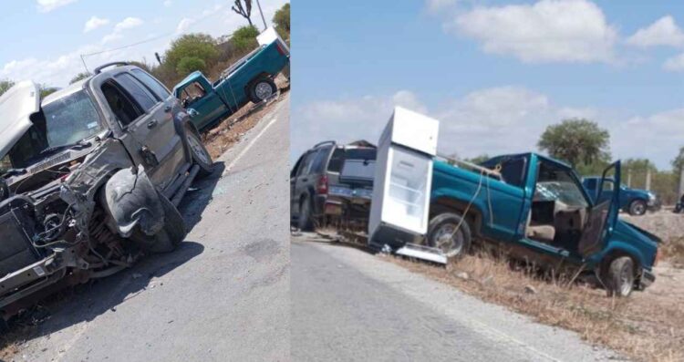 NL Choque camionetas