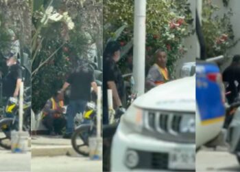 Gringo corrió a albañil de banqueta en Mazatlán ¿Hubo protesta? 