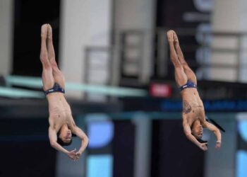 Osmar Olvera y Juan Celaya logran la plata en Copa de Clavados
