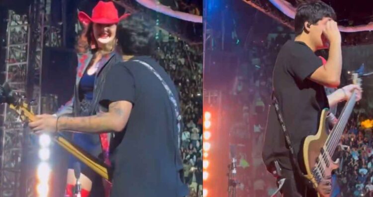 Phoenix, hijo de Yuridia, rompe en llano en el concierto de la Plaza de Toros