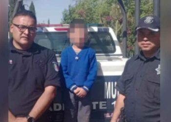 Policía entrega menor Ecatepec