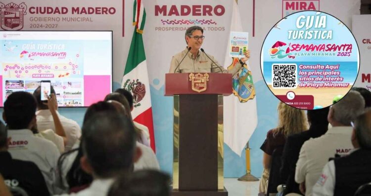 Presenta Erasmo González Guía Turística con QR de Playa Miramar de Ciudad Madero