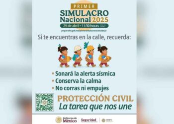 Prueba de alerta sísmica en celulares del Primer Simulacro 2025