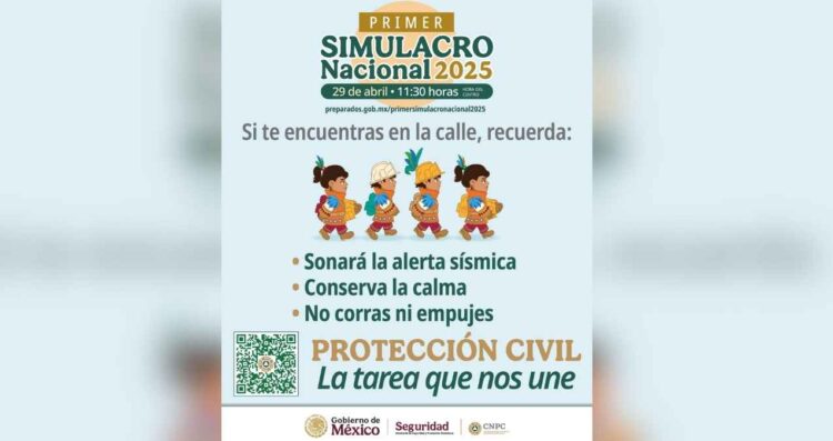 Prueba de alerta sísmica en celulares del Primer Simulacro 2025