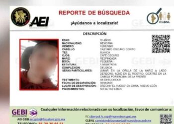 Regresa con su familia adolescente desaparecida en rancho de China, Nuevo León