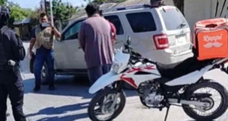 Repartidor choca contra camioneta que no respetó el alto en Cd. Mante, Tamaulipas