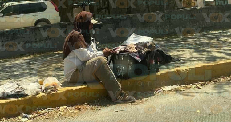 Reportan a hombre comiendo animales en vía pública de Ciudad Victoria, Tamaulipas