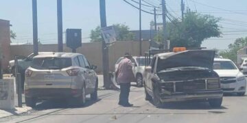 Reportan accidente entre camionetas en Reynosa, Tamaulipas