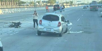 Reportan fuerte accidente de vehículos en Reynosa, Tamaulipas