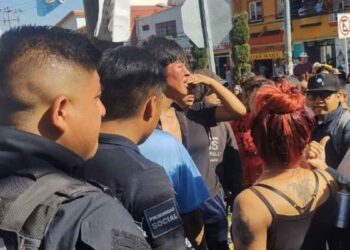 Rescatan a joven de intento de linchamiento en Papalotla, Tlaxcala