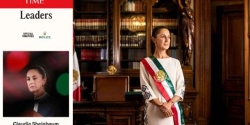 Revista Time incluye a la Presidenta de México, Claudia Sheinbaum, entre las 100 personas más influyentes del mundo